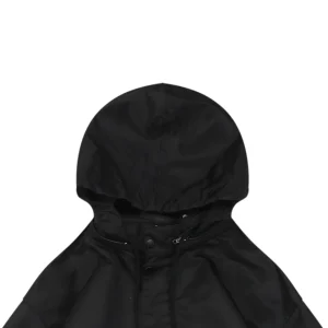 Balenciaga Yellow Tape Logo Hooded Windbreaker Jacket