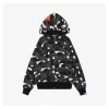 Bape Shark Full Zip Camo Hoodie (Grey/White/Black)