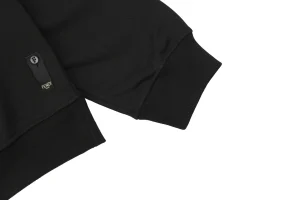 F Chest Patch Black Crewneck Sweatshirt8.jpeg