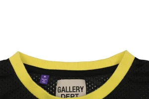 Gallery Dept Mesh Colorblock French Logo Shirt Neckline