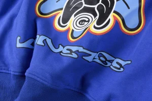 Glo Gang Blue Crown Spray Hoodie4