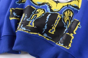Glo Gang Blue Runnaz Records Graphic Hoodie12