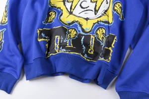 Glo Gang Blue Runnaz Records Graphic Hoodie14