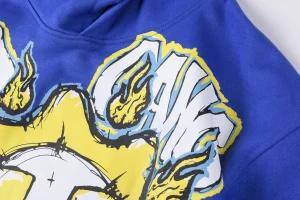 Glo Gang Blue Runnaz Records Graphic Hoodie3