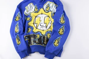 Glo Gang Blue Runnaz Records Graphic Hoodie7