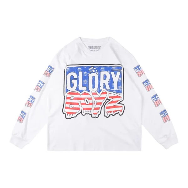 Glo Gang Glory Boyz White Graphic Shirt