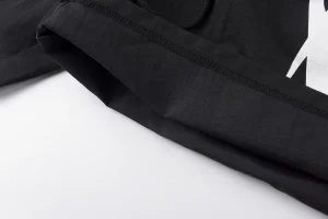 Hellstar White Flame Logo Black Shorts3