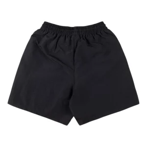 Hellstar White Flame Logo Black Shorts