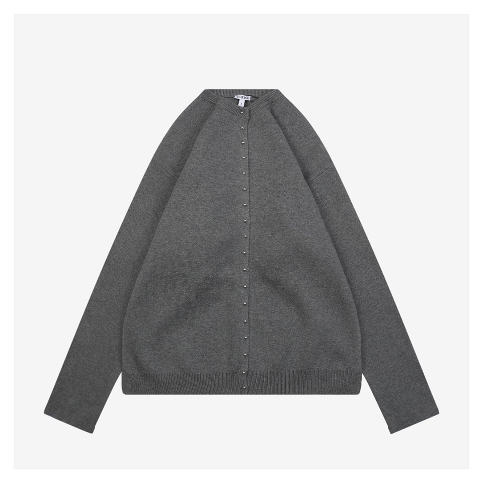 L Studded Cardigan Jacket