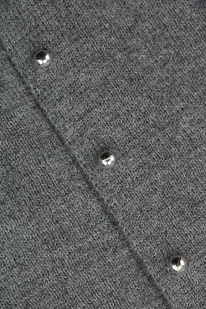 L Studded Cardigan Jacket Buttoms
