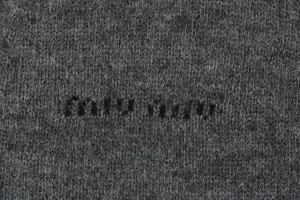 MM Layered-Look Wool Knit Sweater Logo