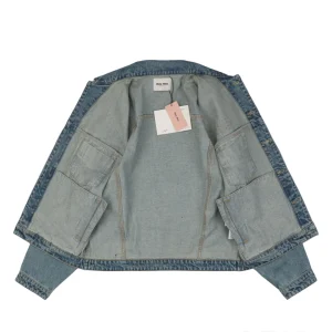 MM Letter Patch Embroidered Denim Jacket7.jpeg