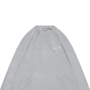 MM Small Logo Grey Crewneck Sweater
