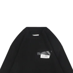 Maison Margiela Tape Detail Number Logo Wool Sweater