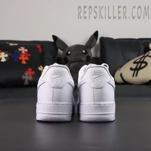 Nike Air Force 1 ’07 ‘Triple White’ Heels