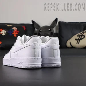 Nike Air Force 1 ’07 ‘Triple White’ Heels