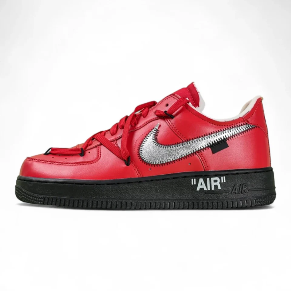 Off-White x Air Force 1 Low SP “Red Black”