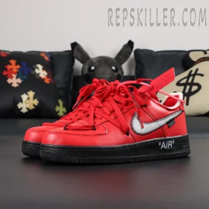 Off-White x Air Force 1 Low SP “Red Black”