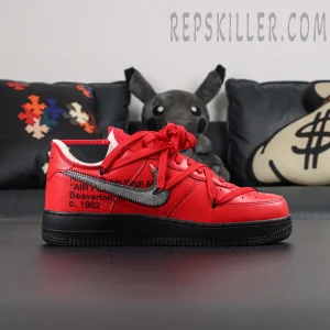 Off-White x Air Force 1 Low SP “Red Black”