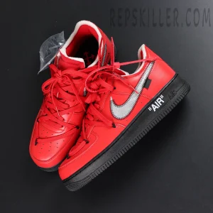 Off-White x Air Force 1 Low SP “Red Black”