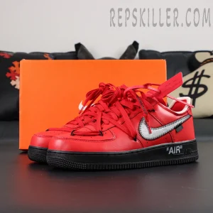 Off-White x Air Force 1 Low SP “Red Black”