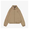 Ralph Lauren Pony Logo Zip-Up Jacket (Light Brown/Dark Blue)