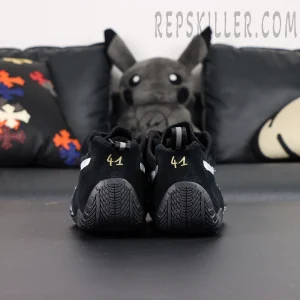 Speedcat Suede Balenciaga in Black/white Heels