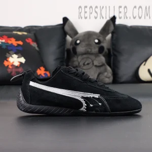 Speedcat Suede Balenciaga in Black/white