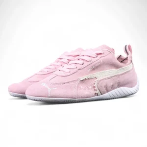 Speedcat Suede Balenciaga in Pink/white