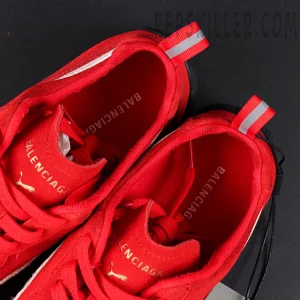Speedcat Suede Balenciaga in Red:white:black3
