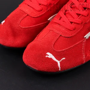 Speedcat Suede Balenciaga in Red:white:black8