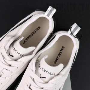 Speedcat Suede Balenciaga in White:black1
