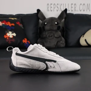 Speedcat Suede Balenciaga in White/black