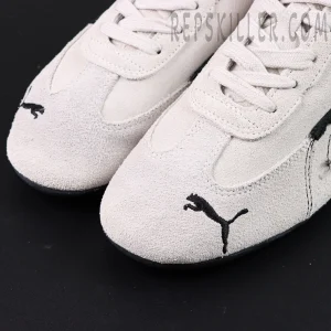 Speedcat Suede Balenciaga in White:black4