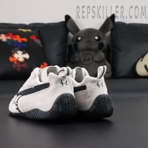 Speedcat Suede Balenciaga in White/black Heels