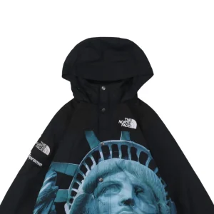 Sup x TNF Statue of Liberty Hooded Expedition Jacket Black