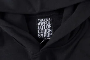That’s A Awful Lot of Cough Syrup Black Logo Hoodie3