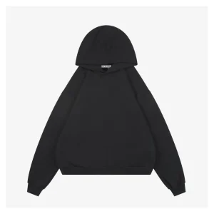 Acne Studios 1996 Distressed Lettering Hoodie Black Front side