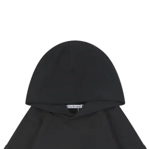 Acne Studios 1996 Distressed Lettering Hoodie Black