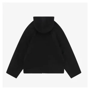 Acne Studios Wool Cashmere Hooded Jacket Black Back side