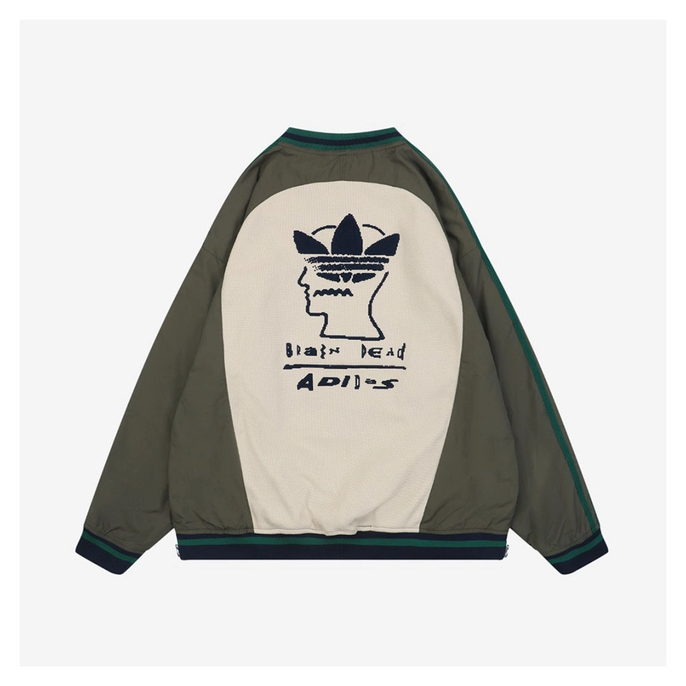 Adidas × Brain Dead V-Neck Sweatshirt Back side