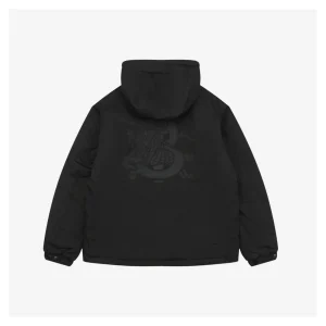 BBry BT Equestrian Knight Hooded Jacket Black Back side