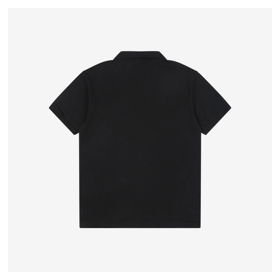 BBry Embroidered Box B Logo Polo T-shirt Black