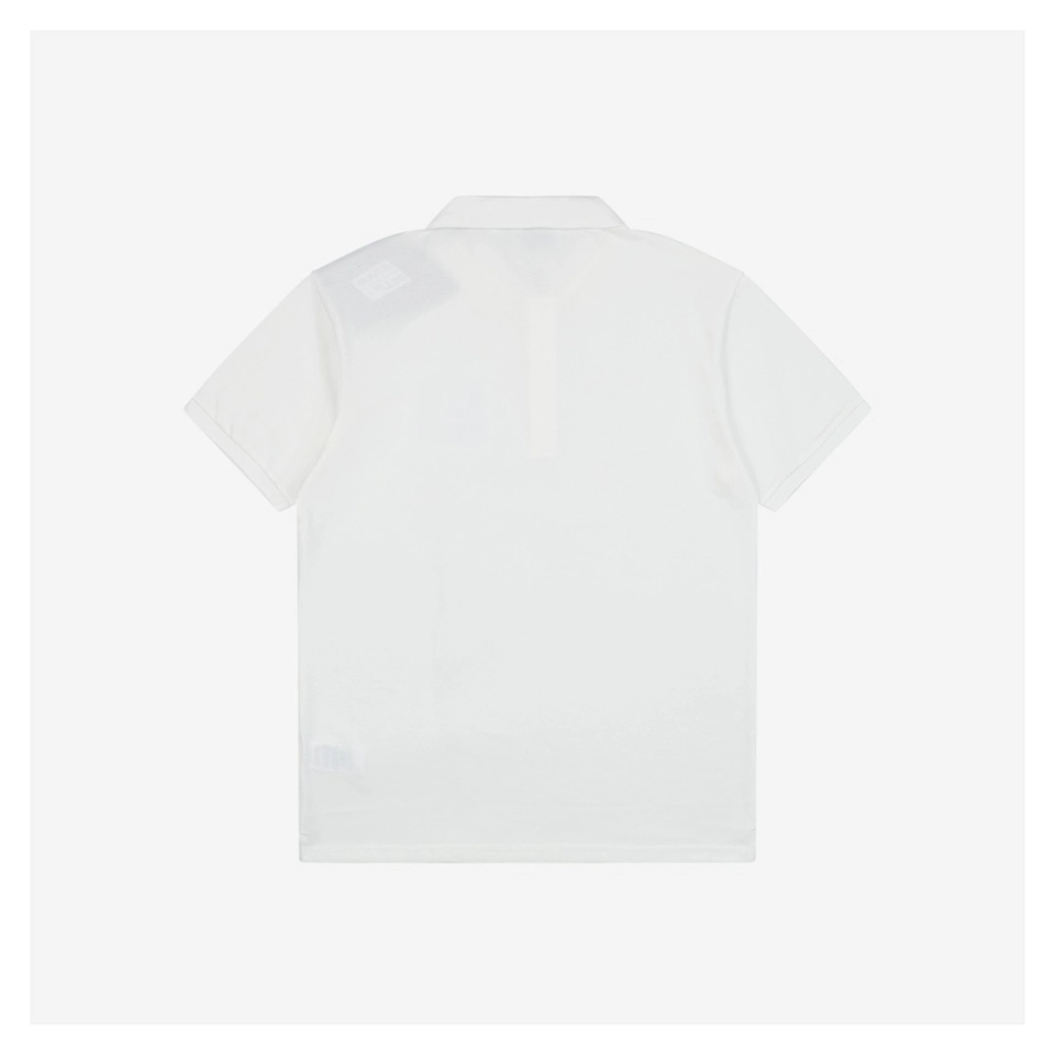 BBry Embroidered Box B Logo Polo T-shirt White Back side