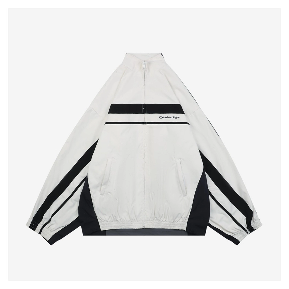 Balenciaga Colorblock Zip-Up Jacket