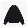 Balenciaga Signature Plaque Wool Crewneck Sweater