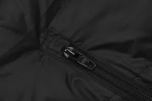Balenciaga Small Oval Logo Puffer Jacket Black Zipper end