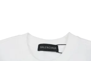 Balenciaga Torch Logo Crewneck Shirt Neckline