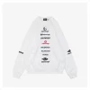 Balenciaga Vertical Multilogo Embroidered Crewneck Shirt