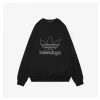 Balenciaga x Adidas Trefoil Logo Crewneck Shirt (Black/White)